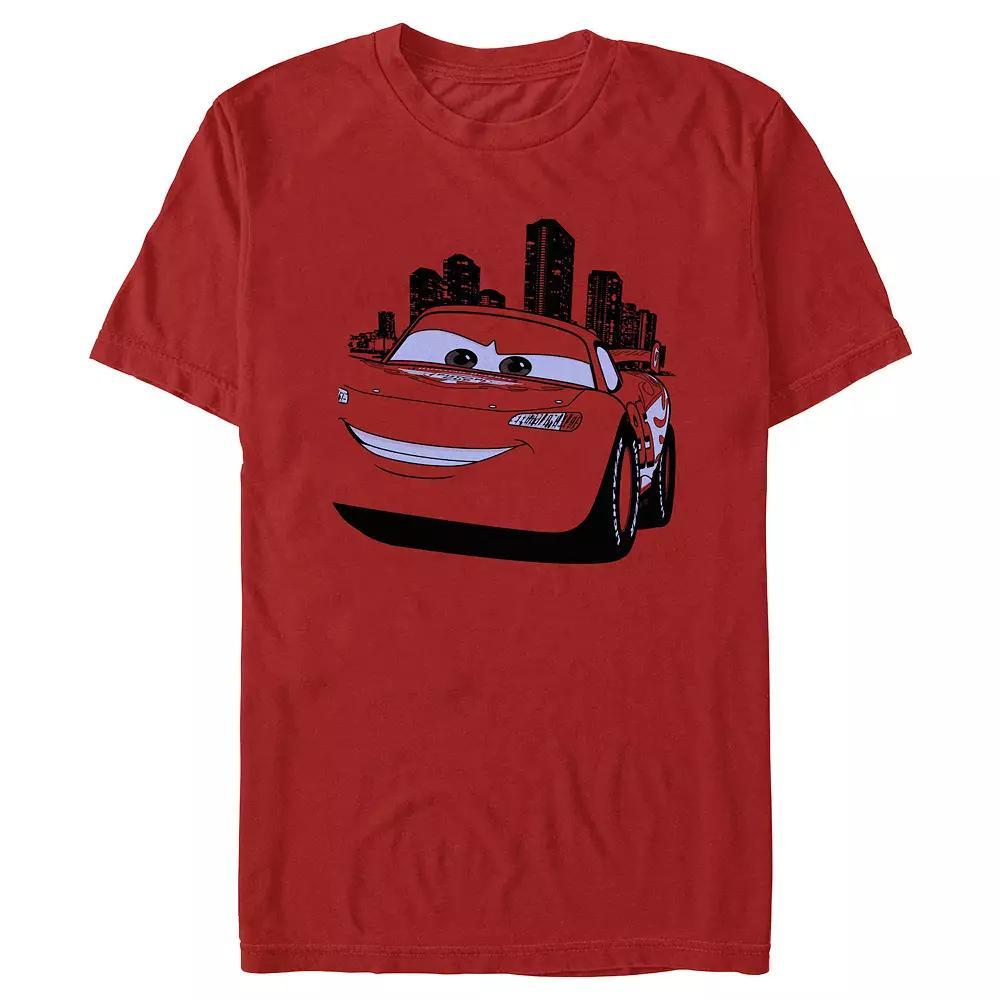 Disney / Pixar's Cars Lightning McQueen City Drive Men's Graphic Tee, Size: XL, Red Product Image
