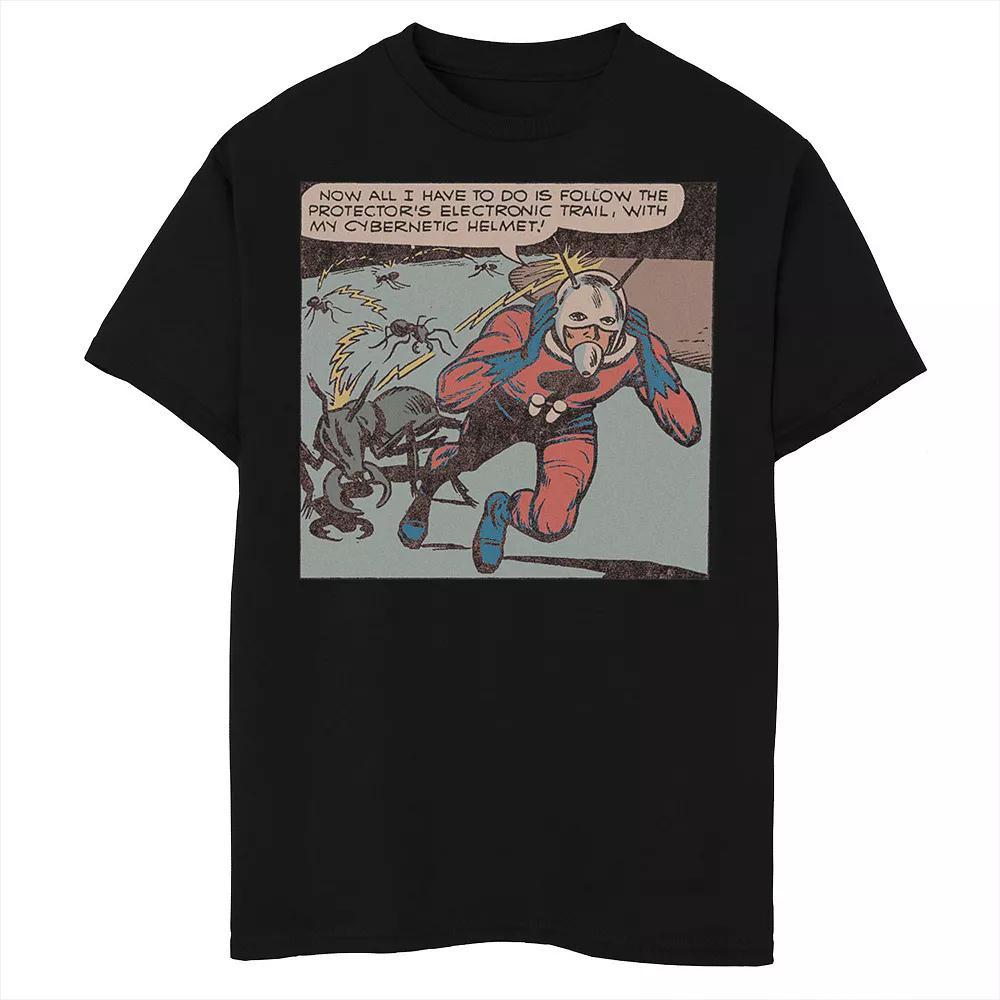 Boys 8-20 Marvel Ant-Man Classic Retro Panel Art Graphic Tee, Boy's, Size: XS, Black Product Image
