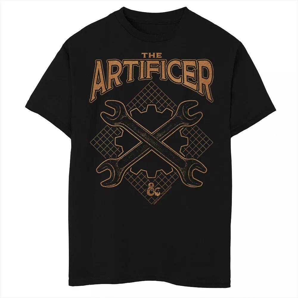 Boys 8-20 Dungeons & Dragons The Artificer Tools Graphic Tee, Boy's, Size: Large, Black Product Image