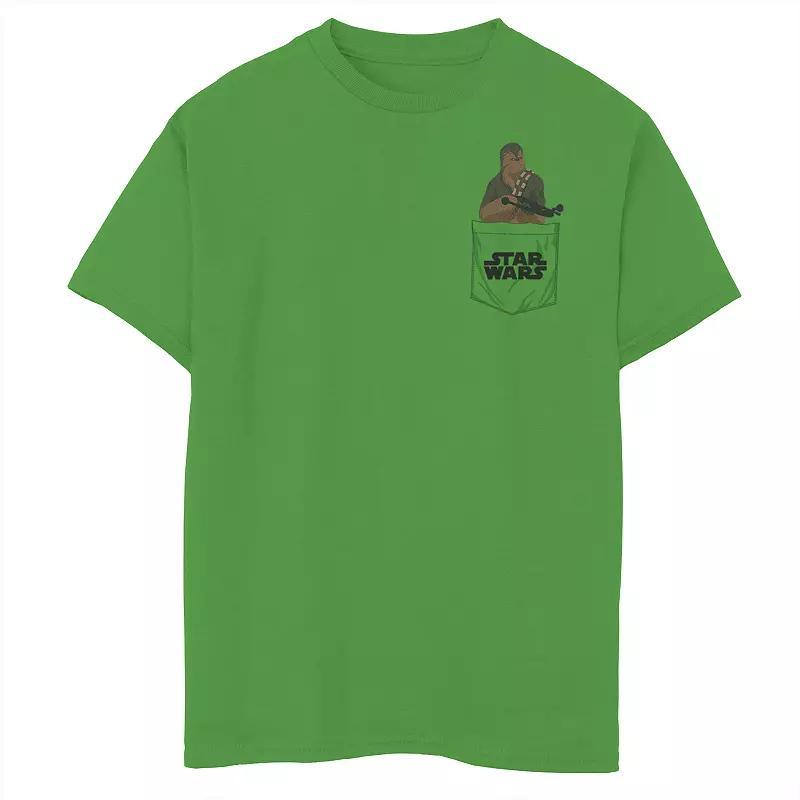 Boys 8-20 Star Wars Chewy Pocket Tee, Boy's, Size: XL, Kelly Product Image