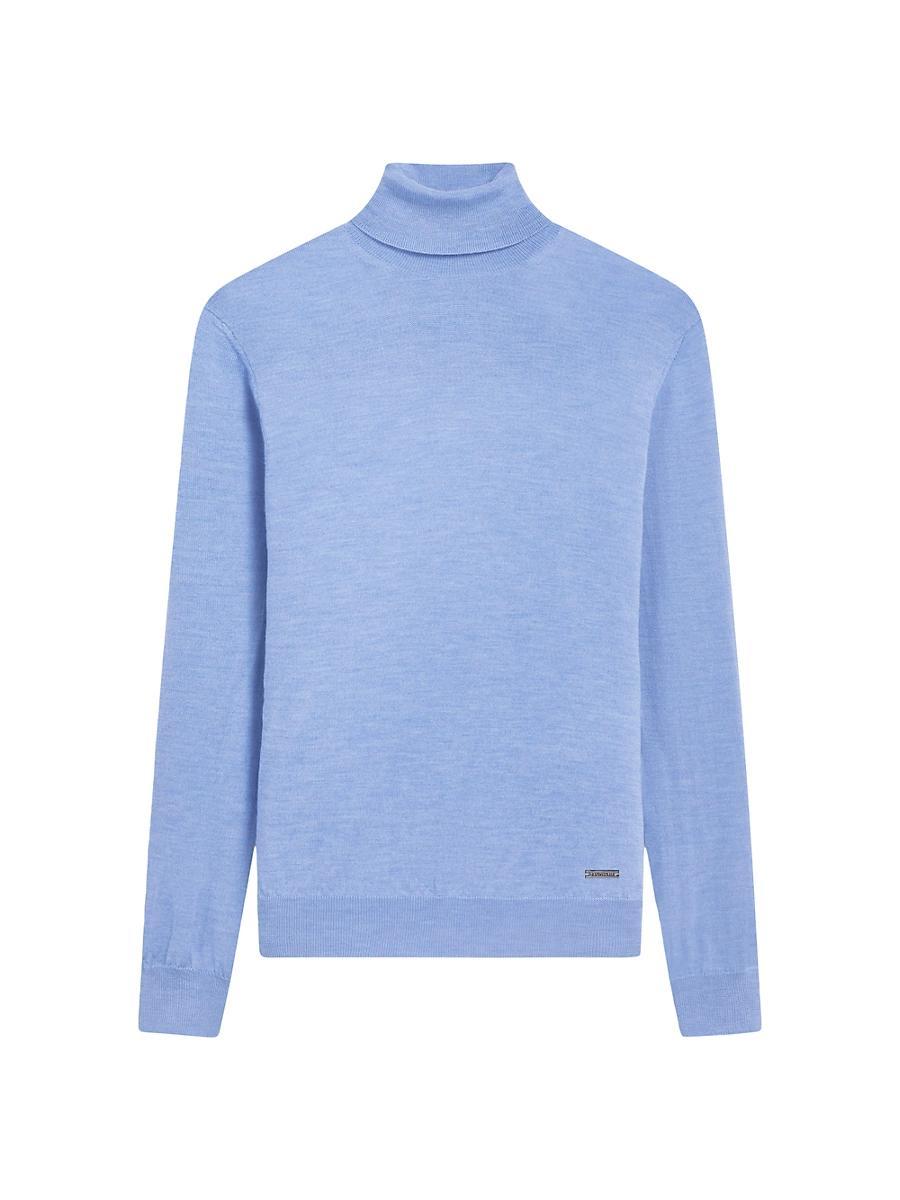 Mens Wool Turtleneck Sweater Product Image