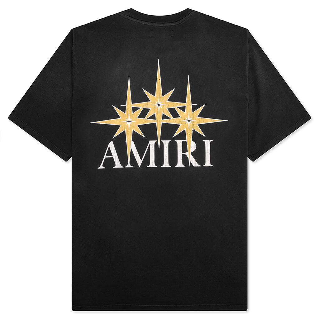Amiri Starburst Oversized Tee - Black Male Product Image