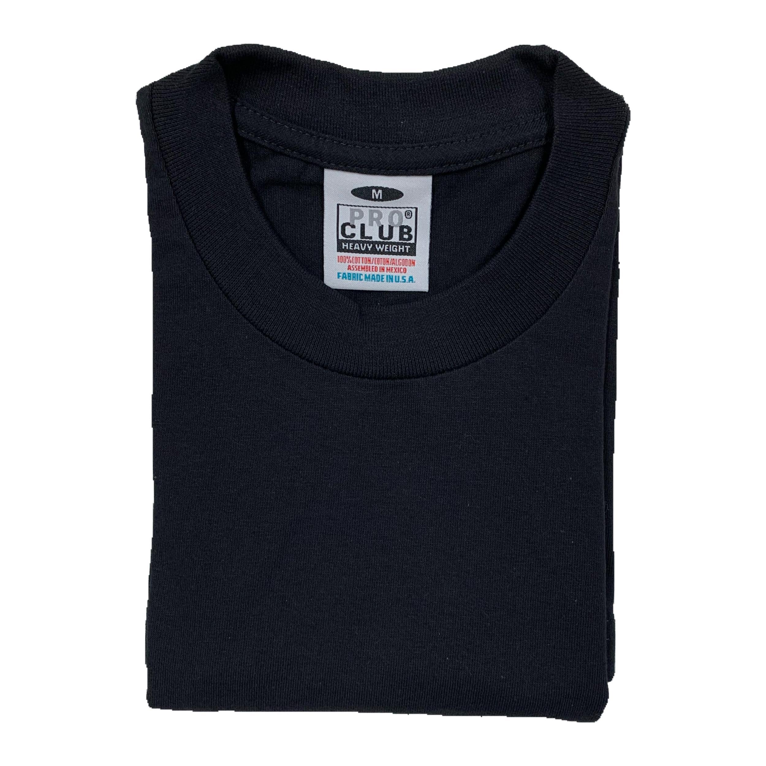 Pro Club Men's Heavyweight Cotton Short Sleeve Crew Neck T-Shirt Male Product Image
