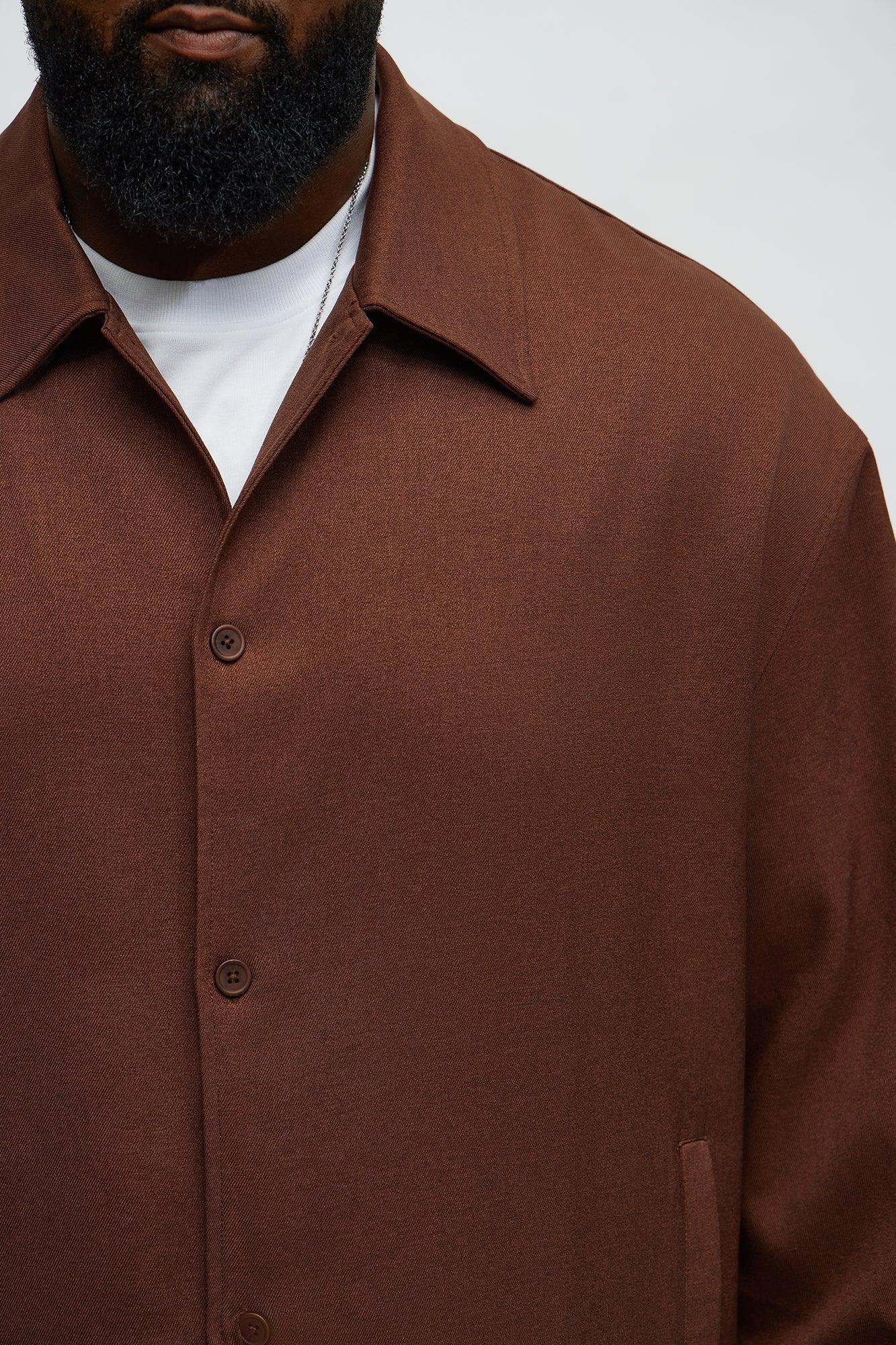 Relaxed Mara Overshirt - Brown Product Image