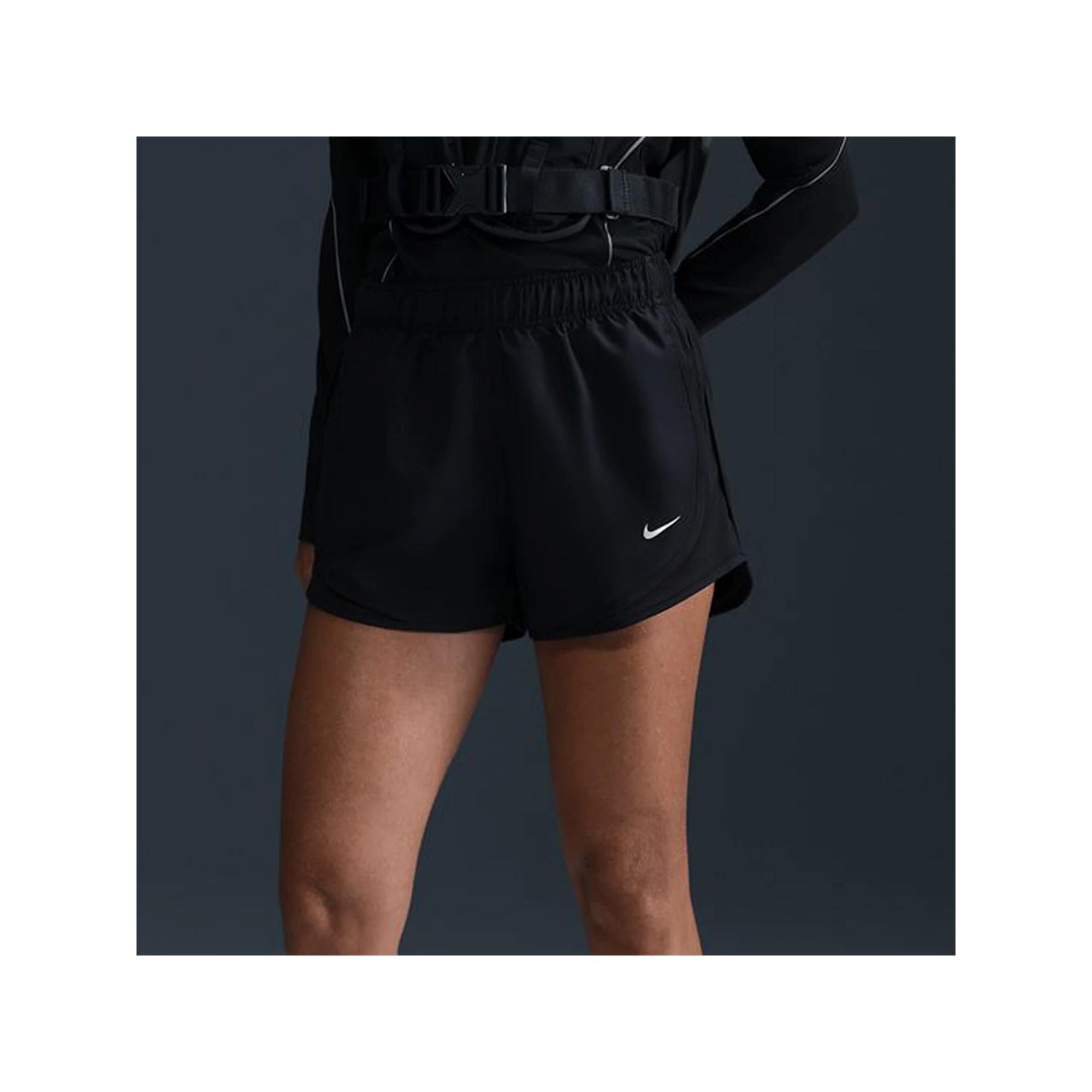 Women's Nike Tempo Dri-FIT Mid-Rise 3-in. Running Shorts, Size: XL, Black Black Product Image