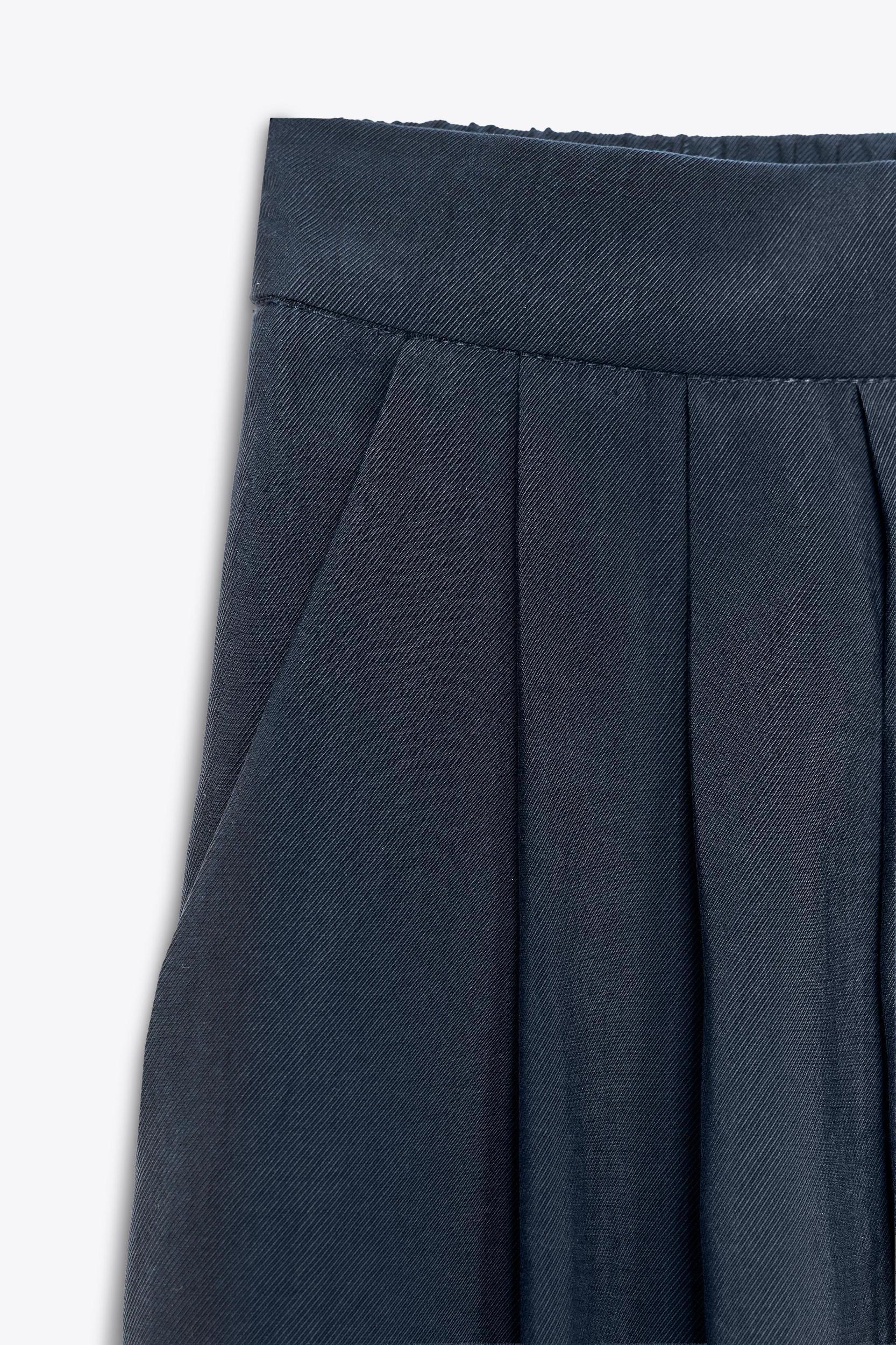 ZW COLLECTION FLOWY PLEATED PANTS Product Image