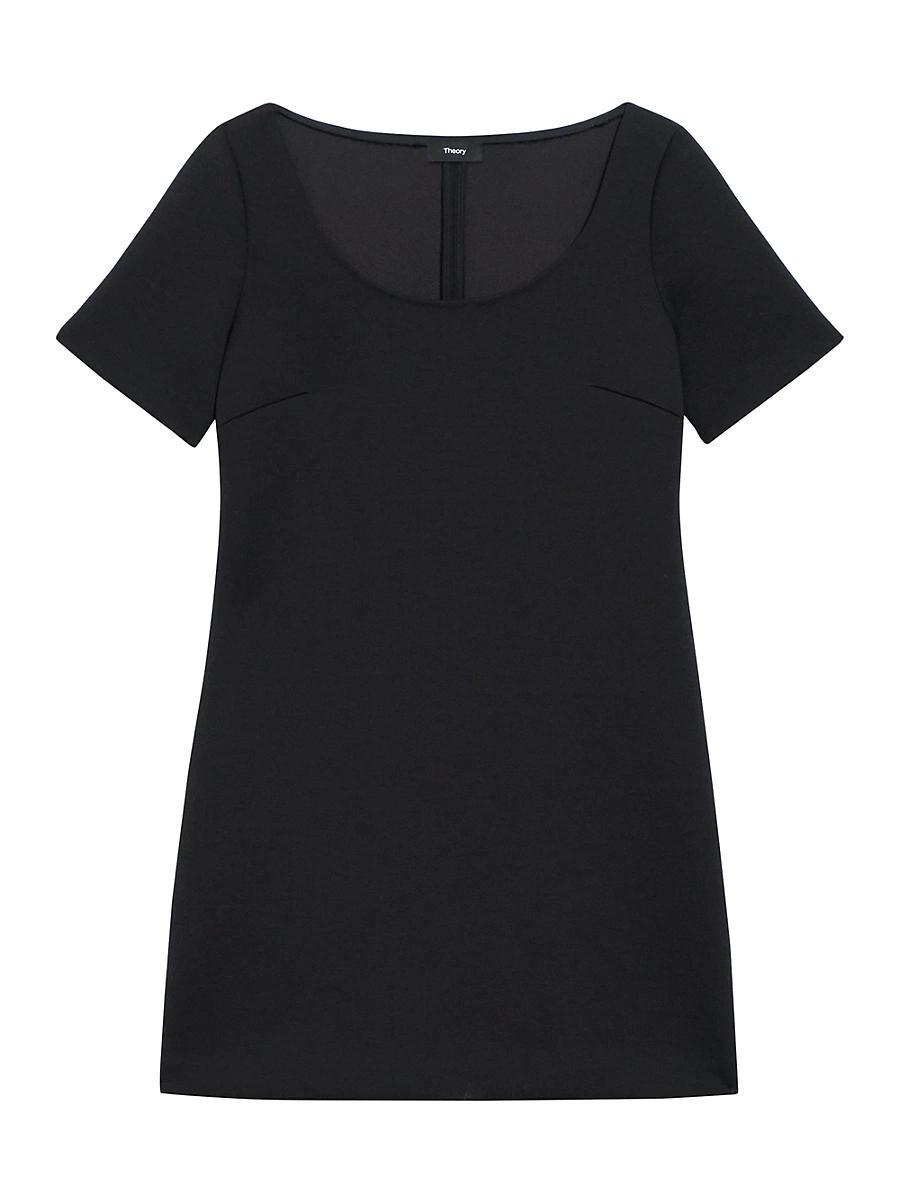 Womens Scuba A-Line Minidress Product Image