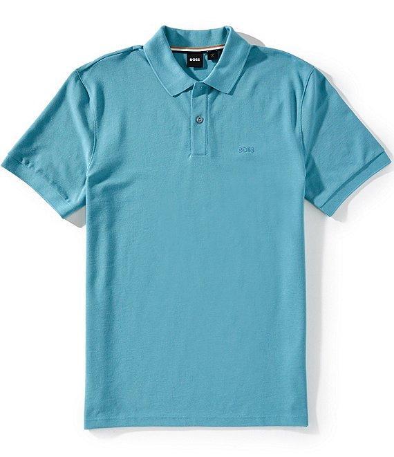Hugo Boss BOSS Pallas Pima Cotton Short Sleeve Polo Shirt Product Image