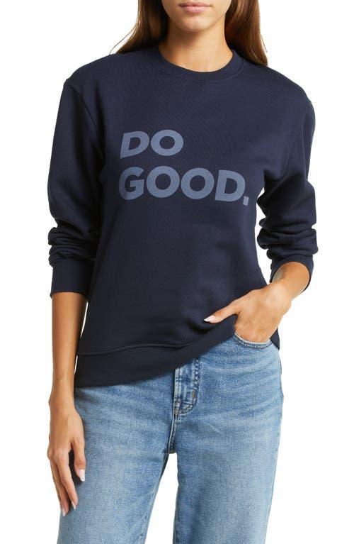 Cotopaxi Do Good Crew Sweatshirt (Maritime) Women's Clothing Product Image