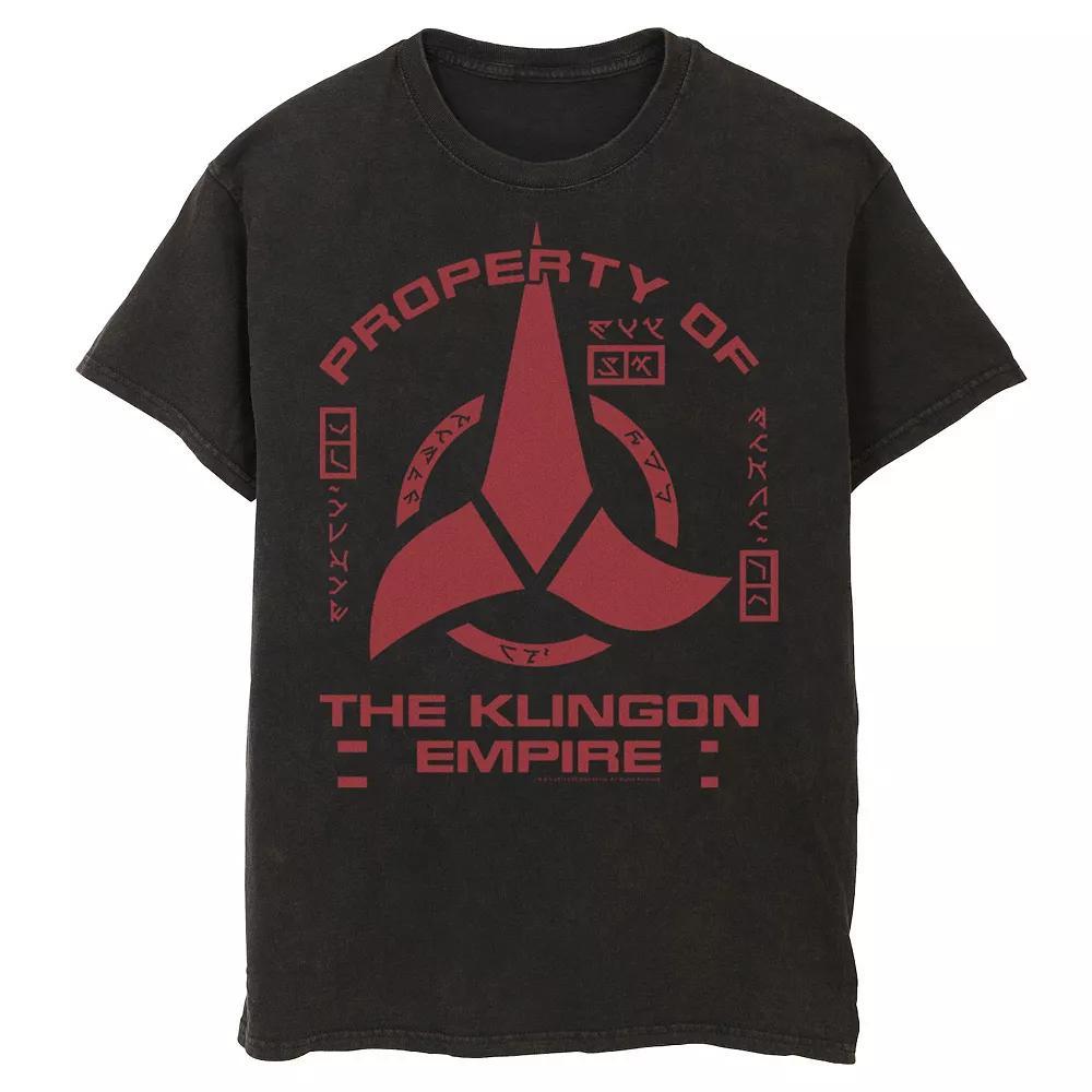 Men's Star Trek Discovery The Klingon Empire Badge Tee, Size: Large, Black Product Image
