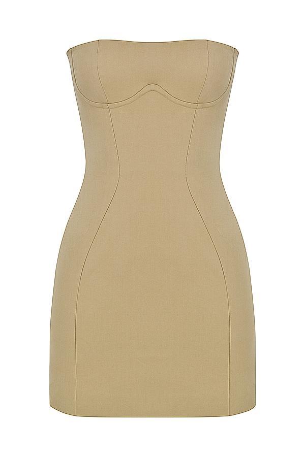 Elissa  stone strapless mini dress Product Image