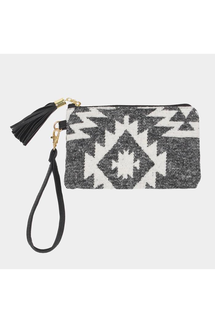 Print Tassel Wristlets Product Image