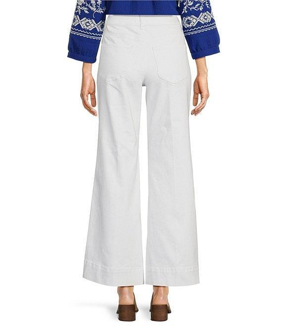 NYDJ Mia Stretch Denim High Rise Ankle Palazzo Jeans Product Image