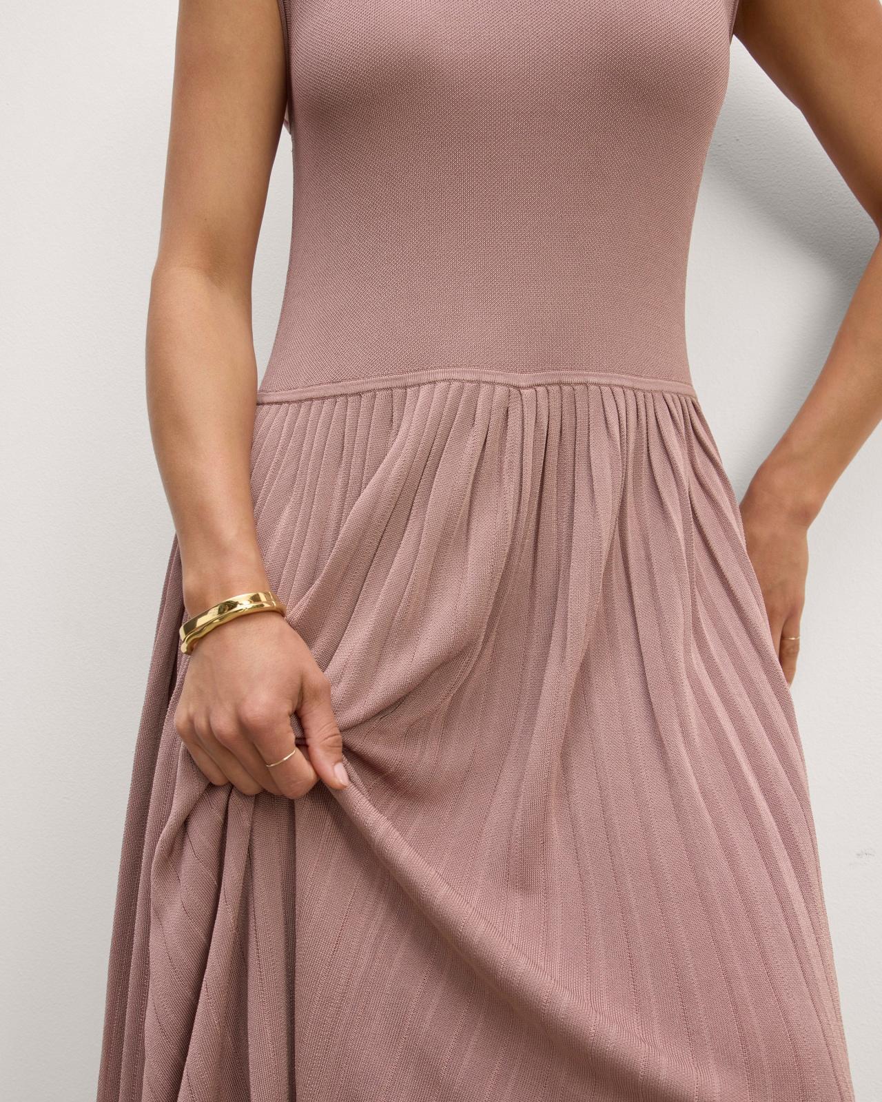 The Knit Pleated Dress Product Image