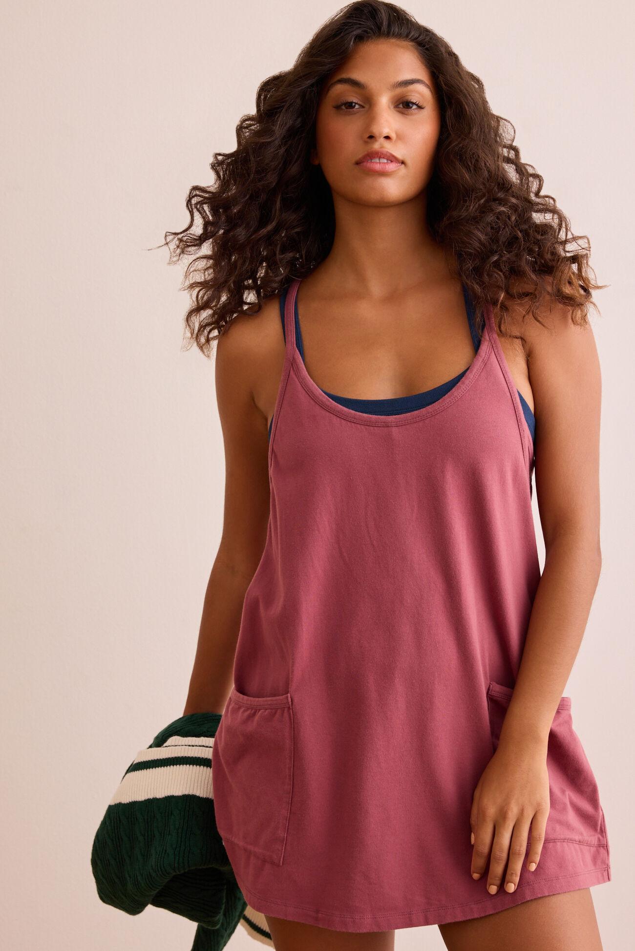 Hang Tough Mineral Wash Mini Dress Product Image