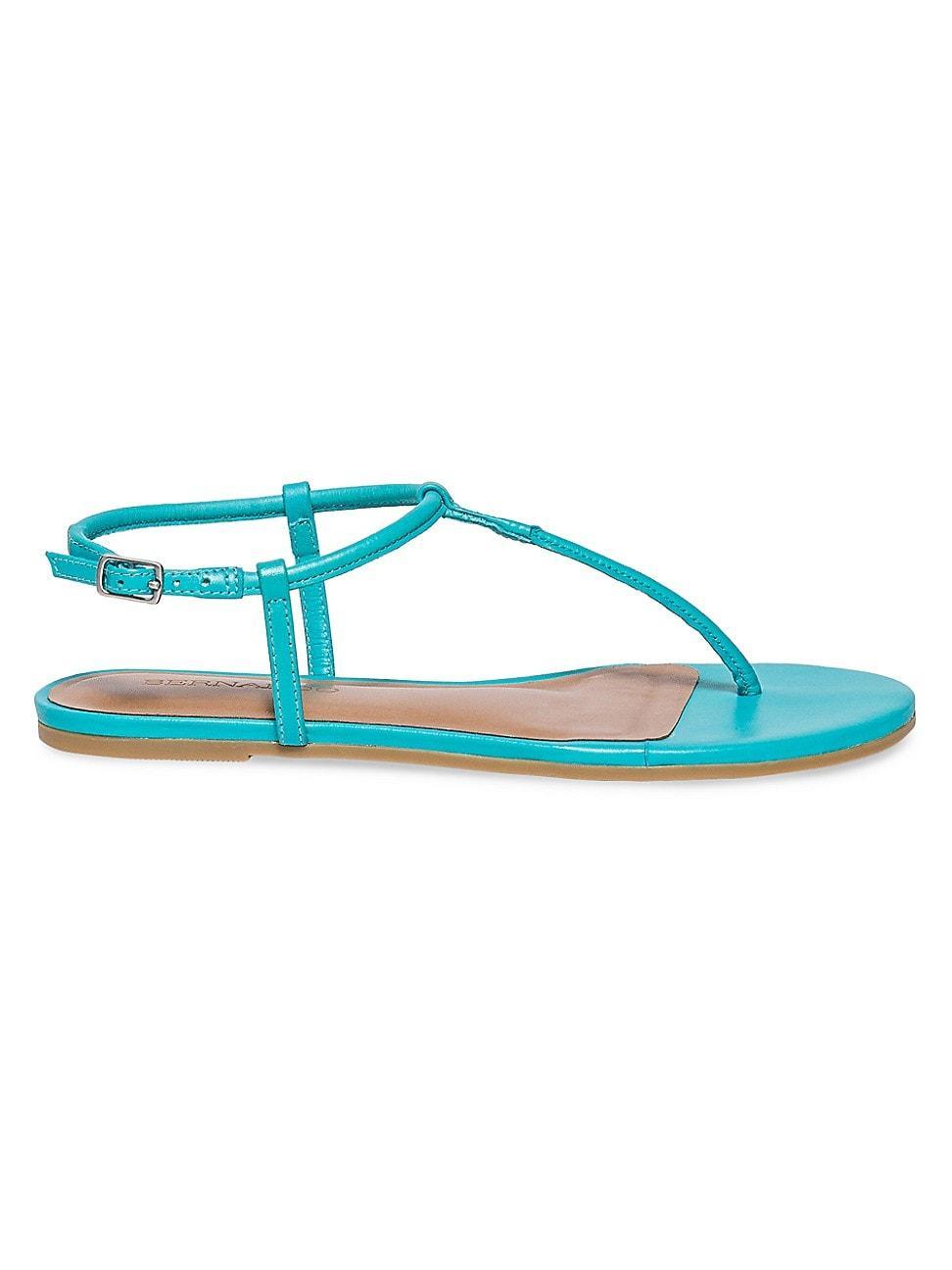 Leather Slingback Thong Sandals Product Image
