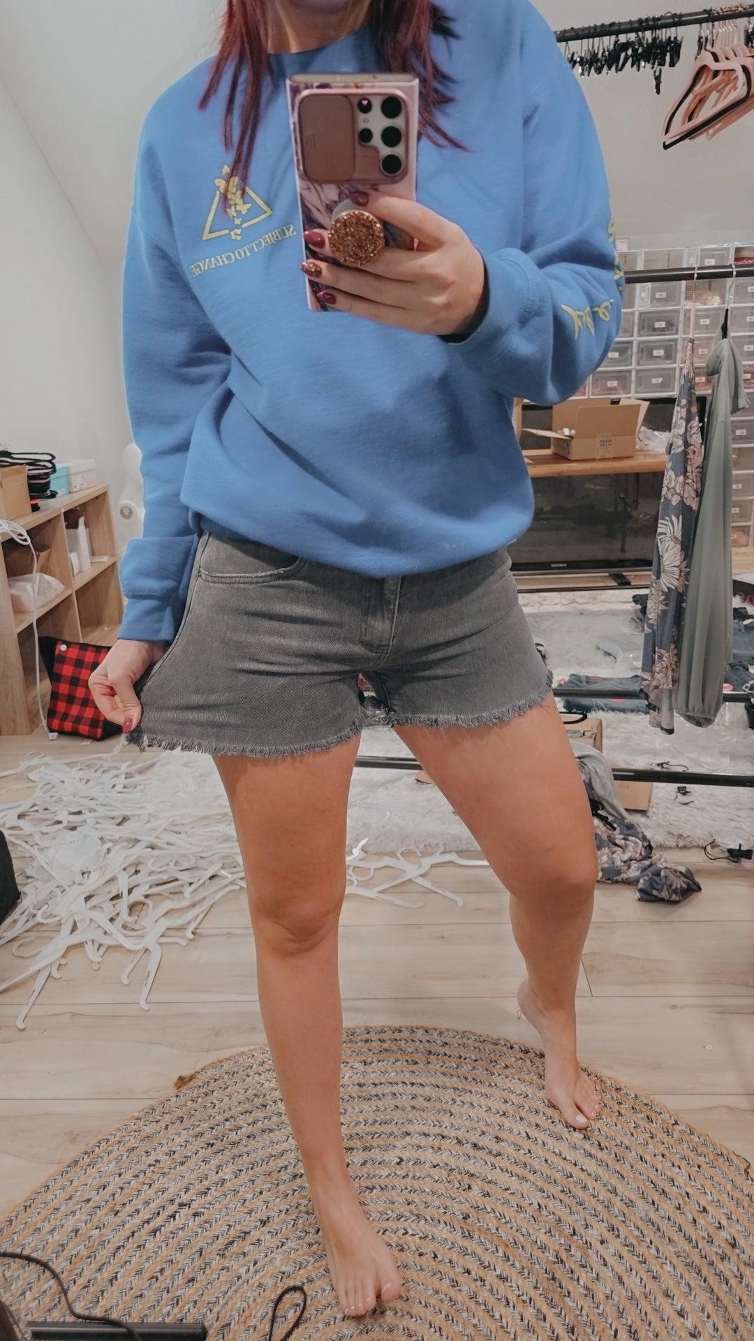 Vibrant Acid Wash Shorts Product Image