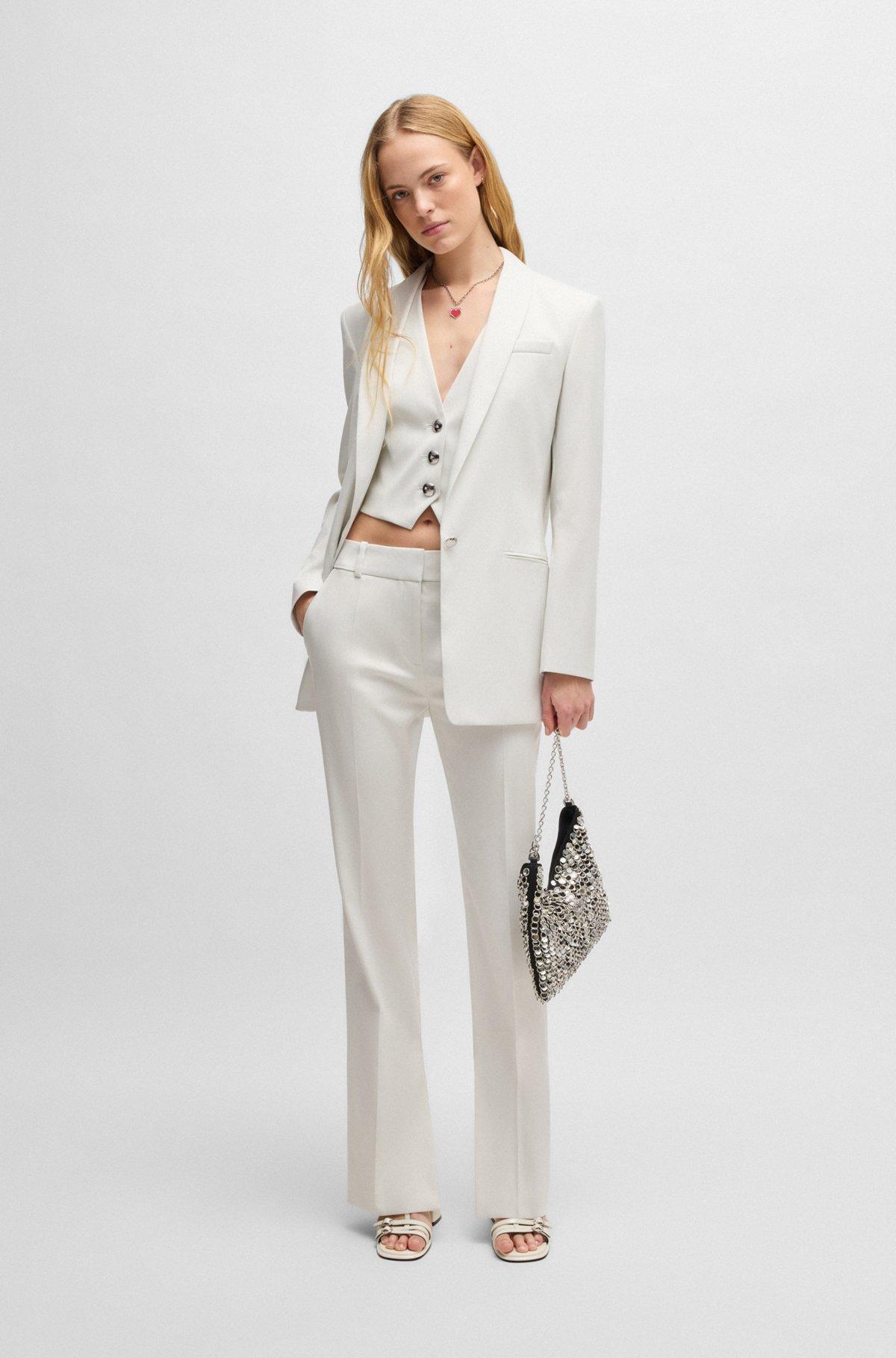 Regular-fit waistcoat in shimmer fabric Product Image