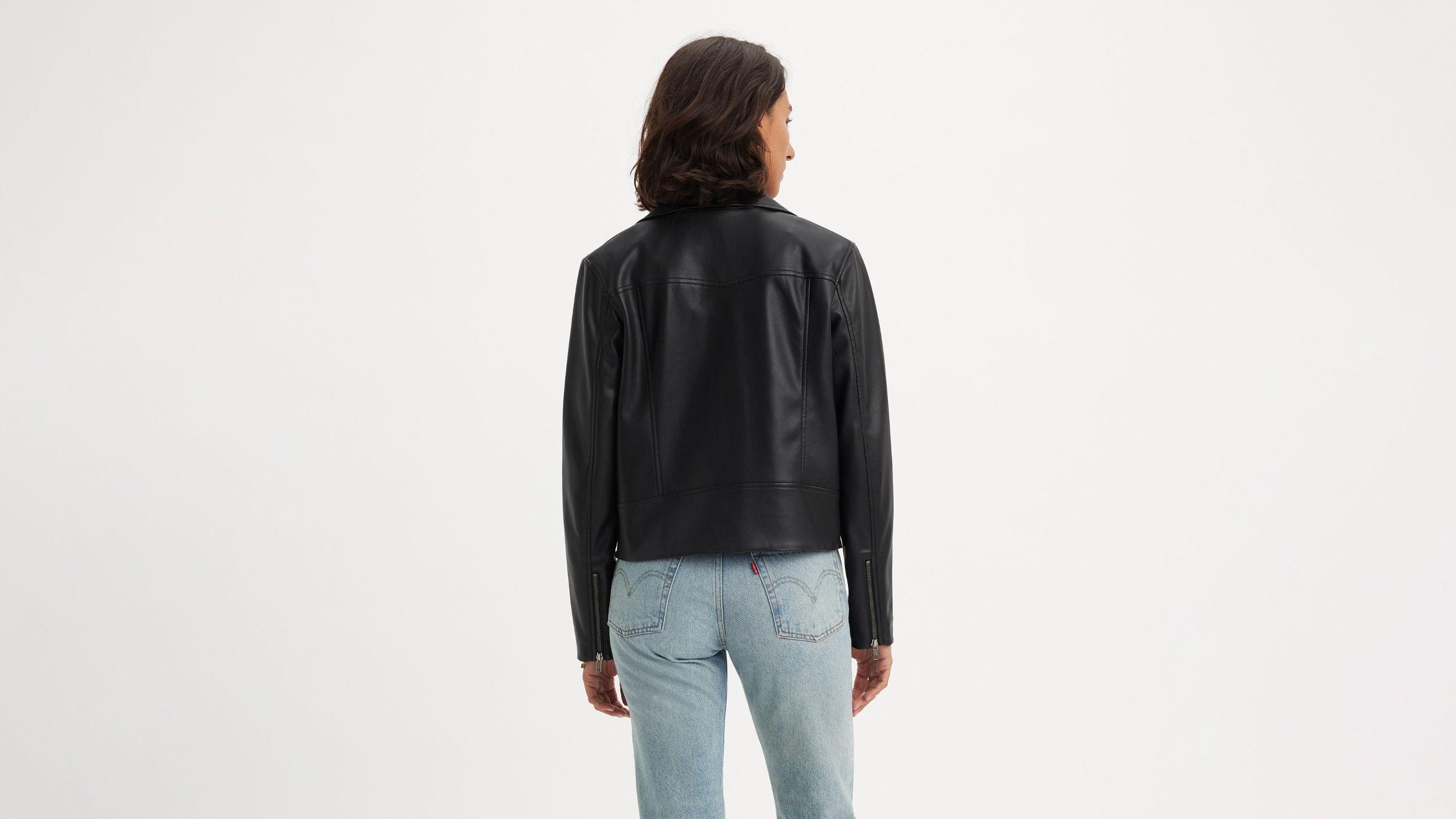 Lelou Shrunken Moto Jacket Product Image
