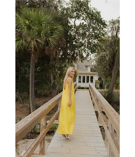 Antonio Melani x Style by Simkins Natalie Drapey Cutout Square Neck Sleeveless Maxi Dress Product Image