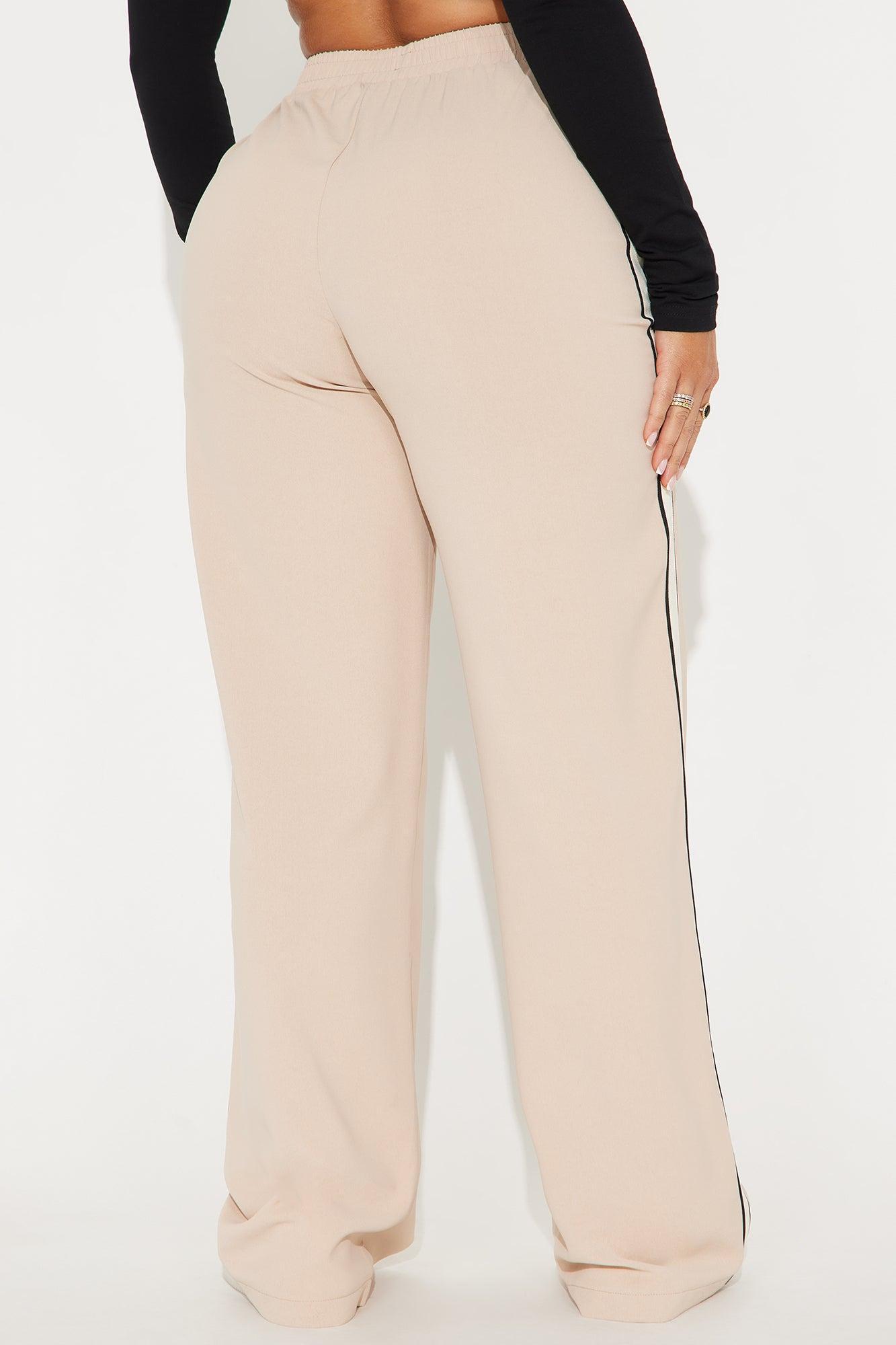 Nancy Track Trouser Pant - Tan Product Image