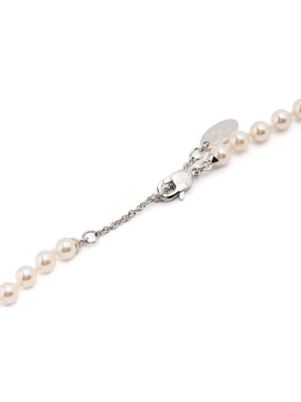 Mini Bas Relief pearl necklace Product Image