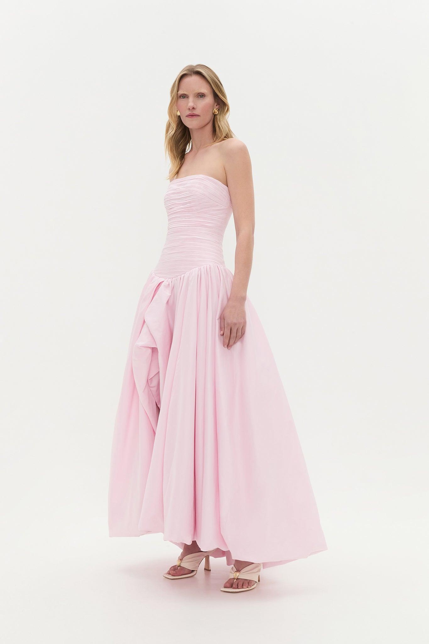 Violette Bubble Hem Maxi Dress Product Image