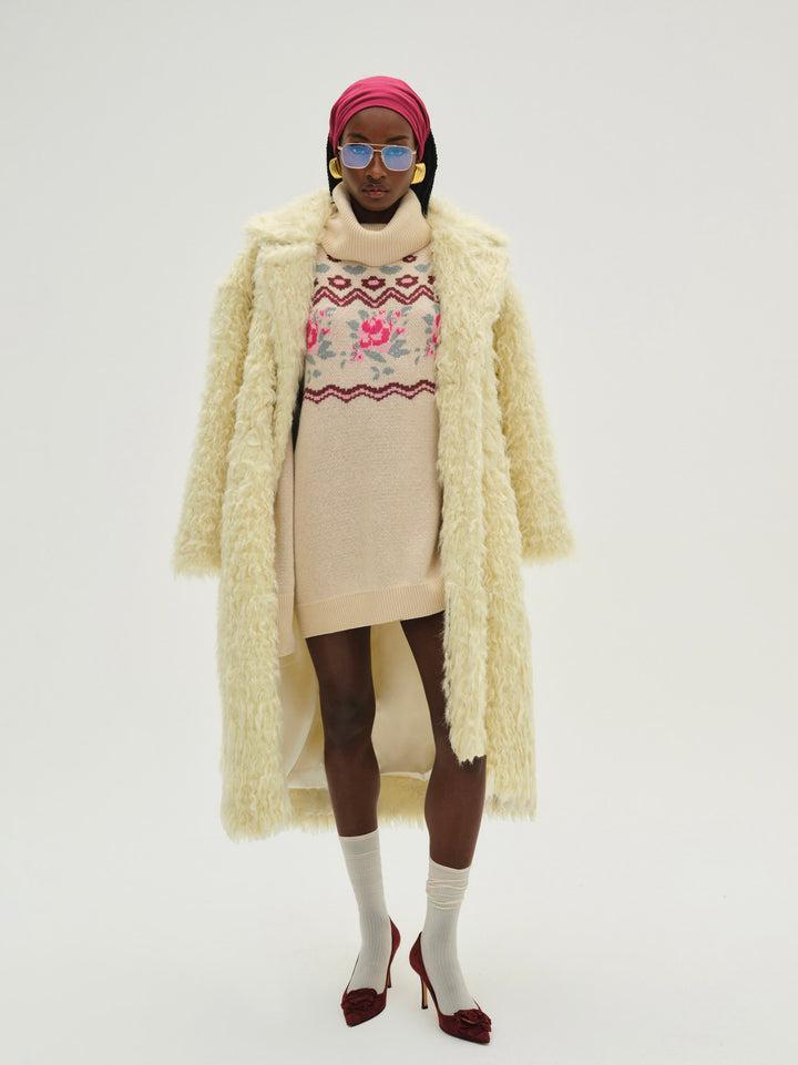 Ski Lodge Oversized Sweater — Multi Product Image