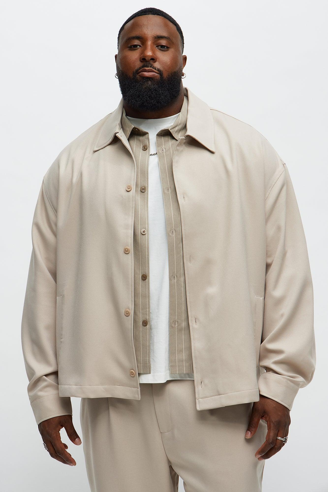 Relaxed Mara Overshirt - Tan Product Image