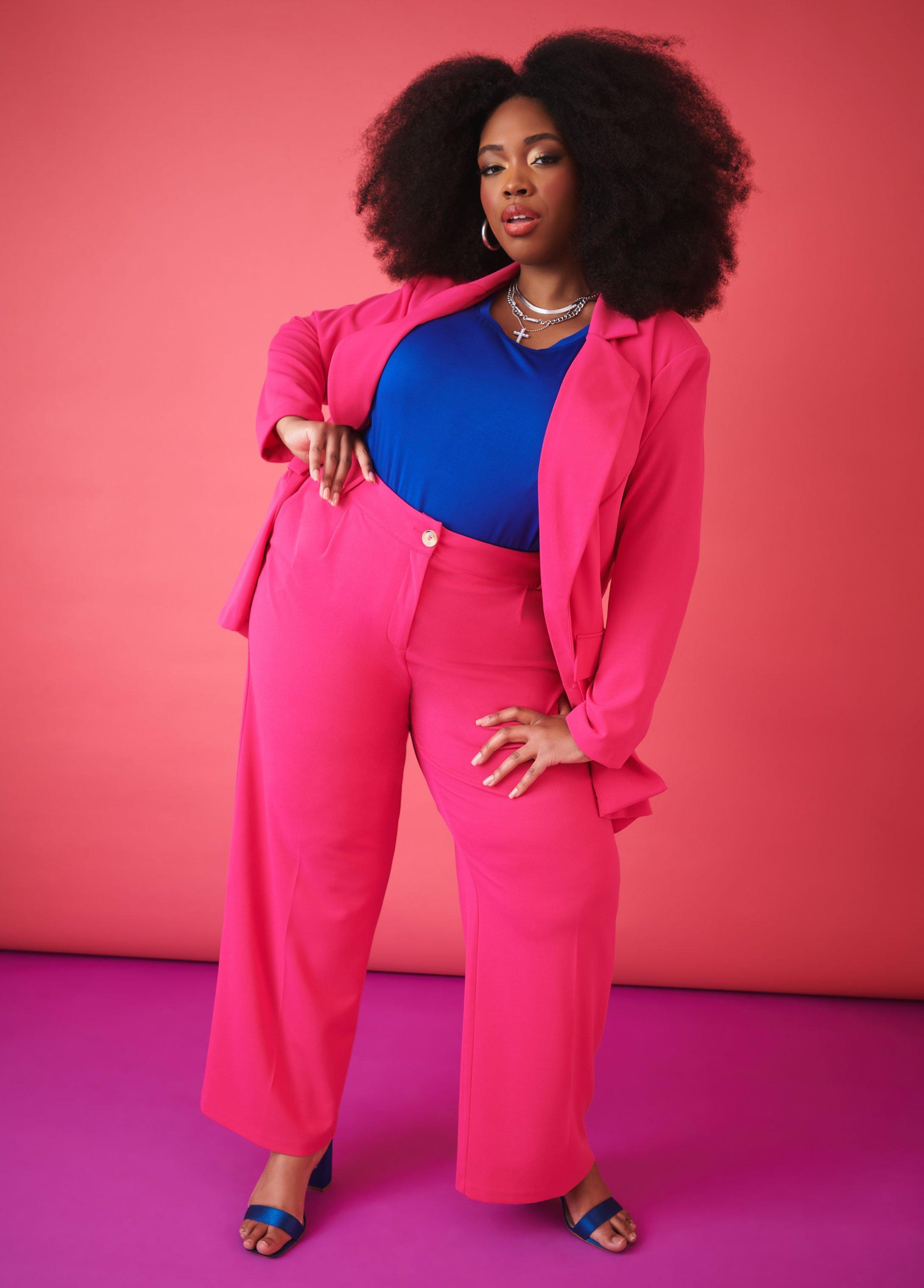 High Rise Stretch Crepe Trousers Product Image