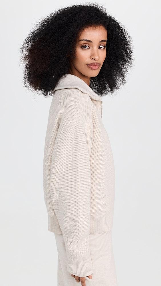 Lunya Cozy Collared Quarter Zip Pullover | Shopbop Product Image
