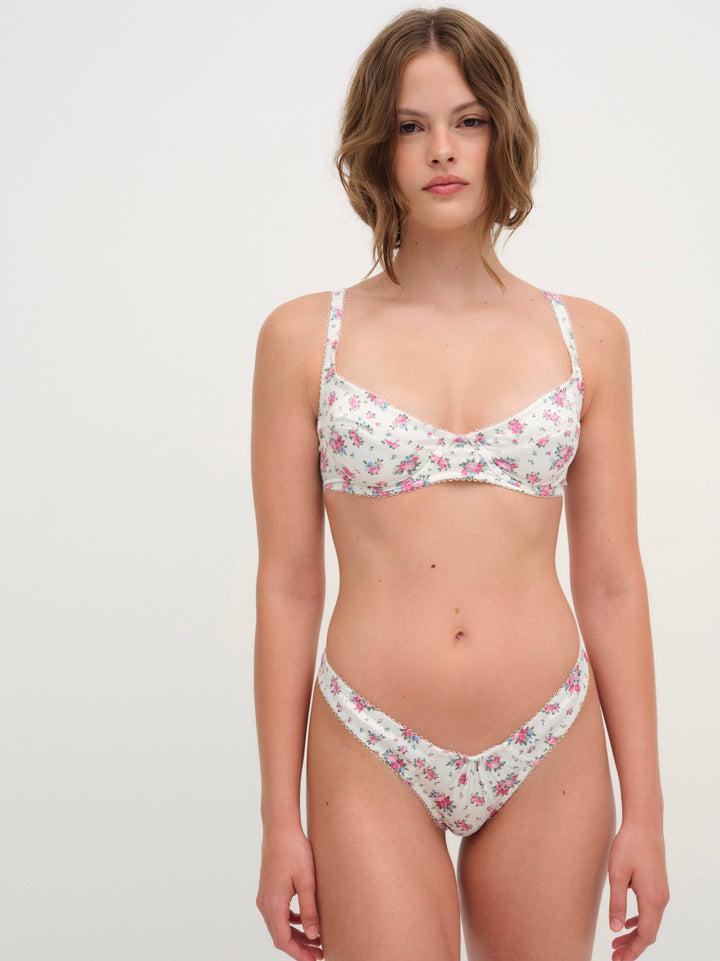 Thats Amore Thong Panty — White Product Image