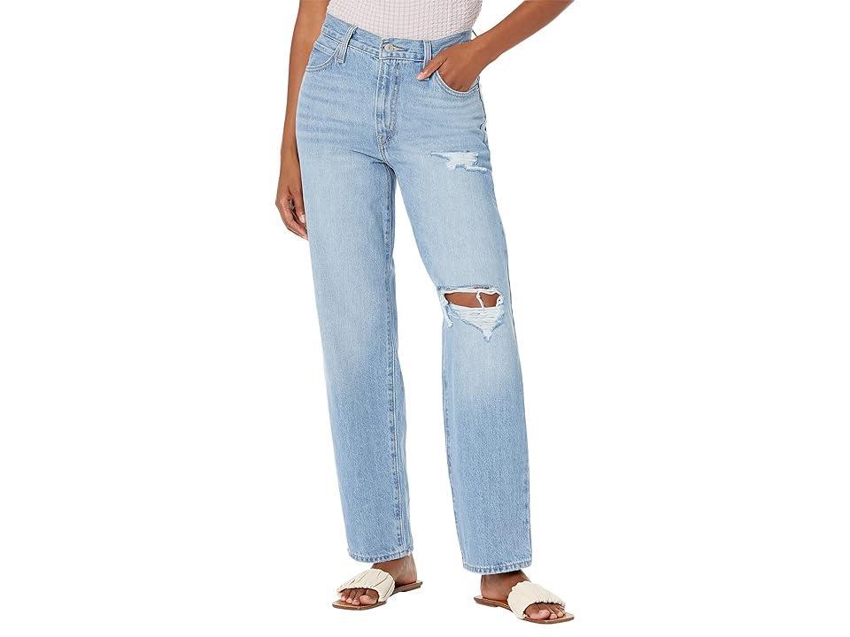 Levi's® Women's Mid-Rise '94 Baggy Jeans - Granite State 31: Cotton Denim, Standard Fit, Straight Leg Product Image