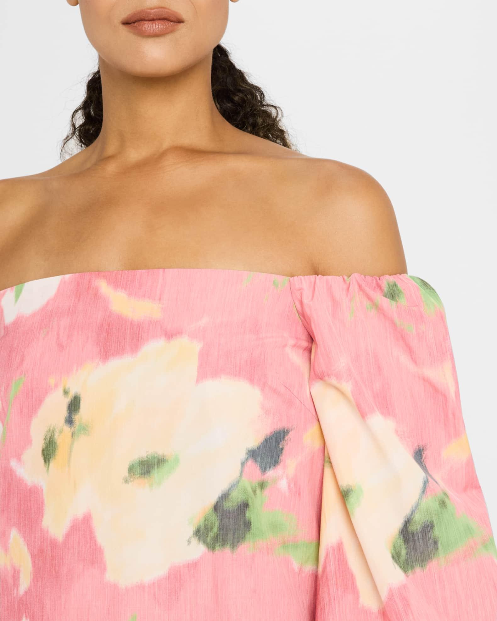 Ashley Printed Off-The-Shoulder Dress Product Image
