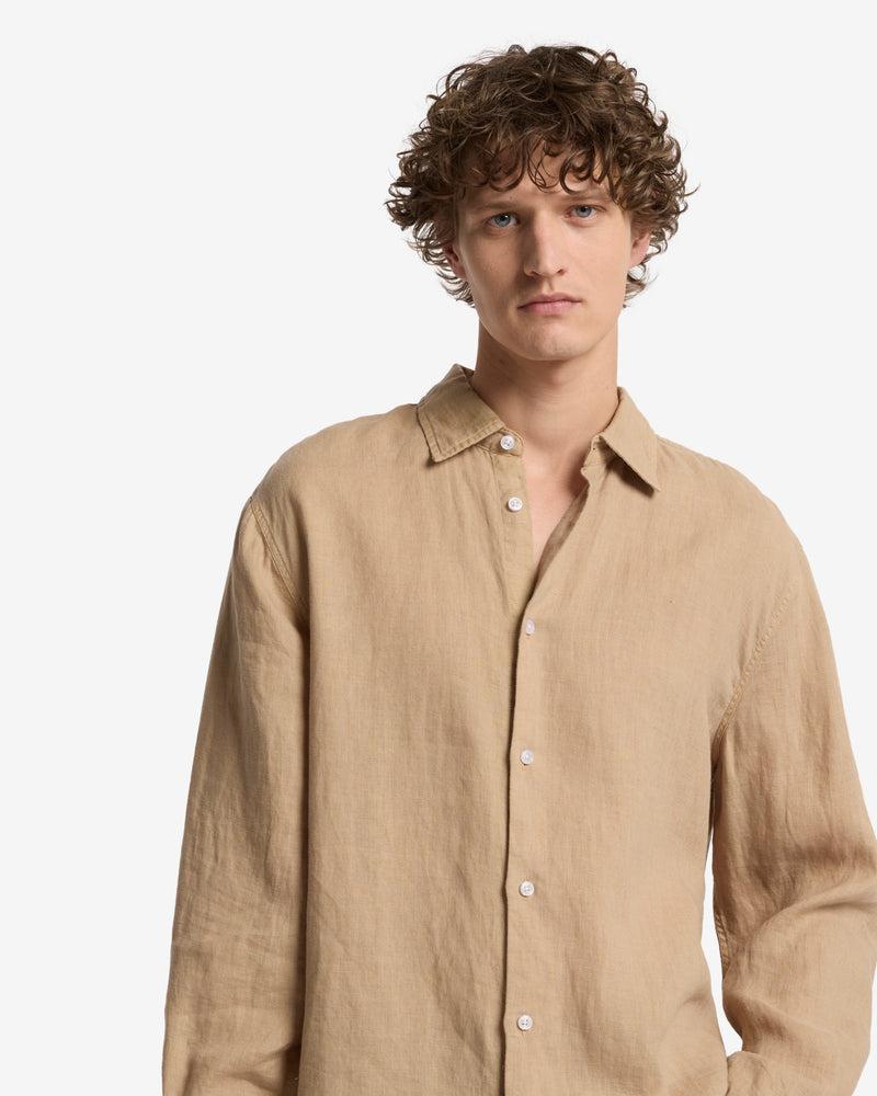 Classic Linen Button Up Shirt Product Image