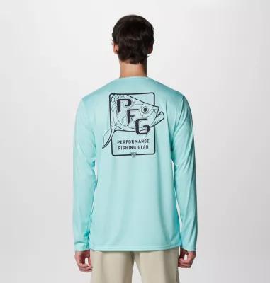 Columbia Men's PFG Terminal Tackle Blackline Long Sleeve Shirt- Product Image