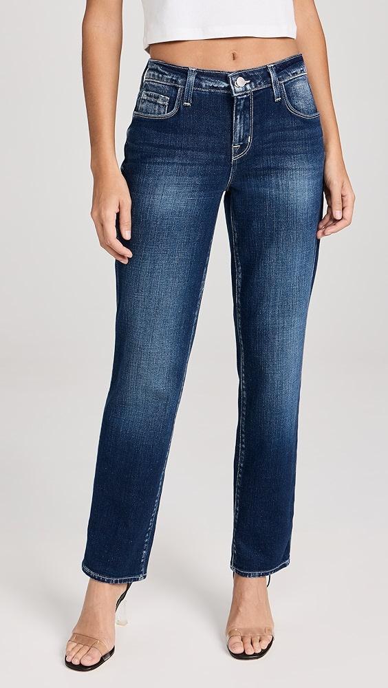 L'AGENCE Marjorie Mr. Slouch Slim Straight Jeans | Shopbop Product Image