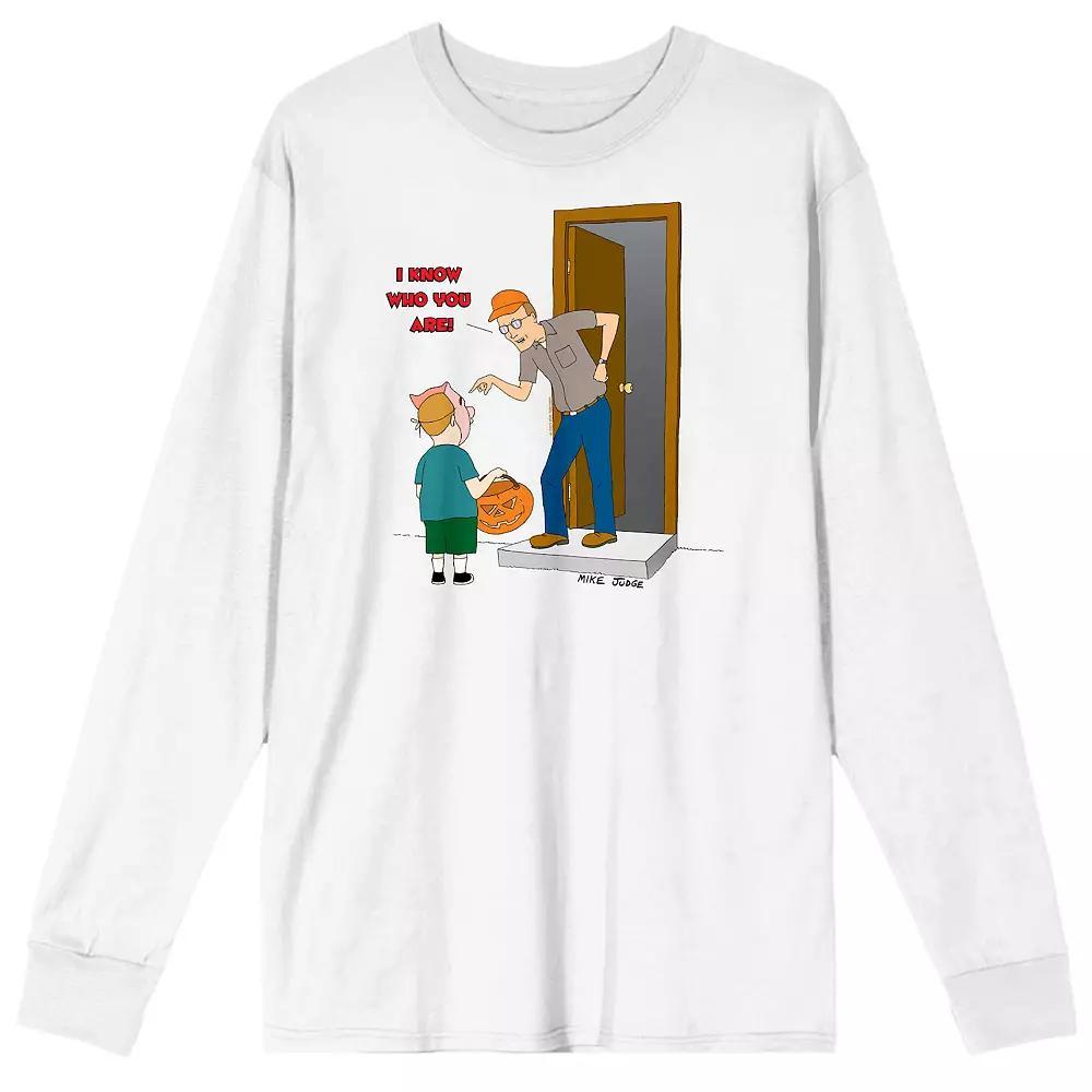 Men's King Of The Hill I Know Who Graphic Tee, Size: Large, White Product Image