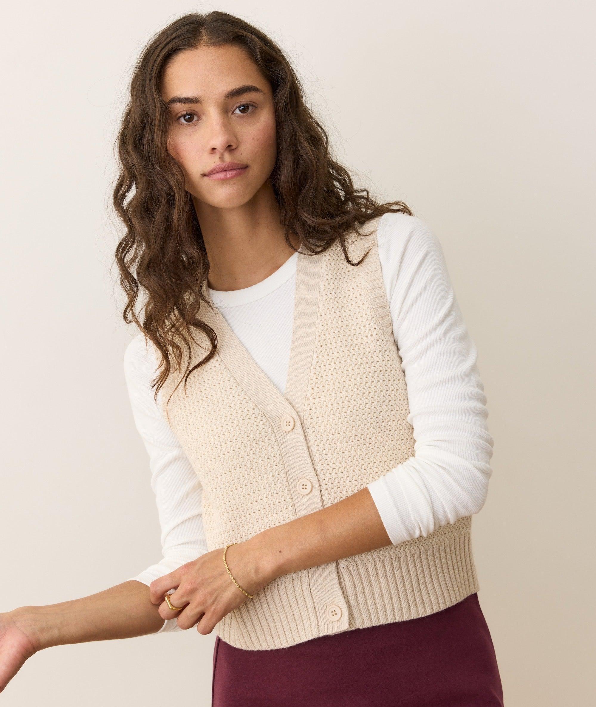 Robin Textured Sweater Vest Product Image