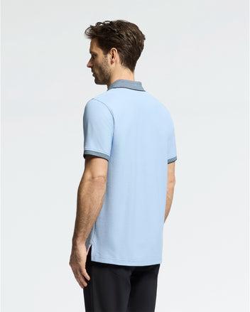 MENS JONAS MICRO STRIPE COLLAR PIQUE POLO - B6K583F200 Product Image