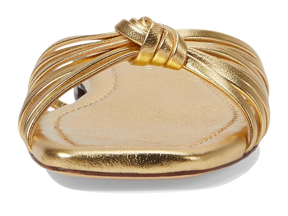 Izzie Leather Knot Flat Sandals Product Image
