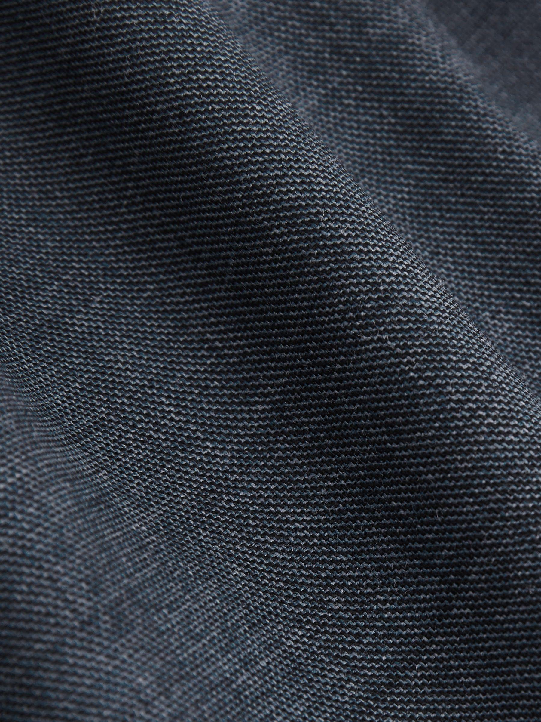 Slim-Fit Pinstripe Suit Trousers in Oatmeal/White Product Image