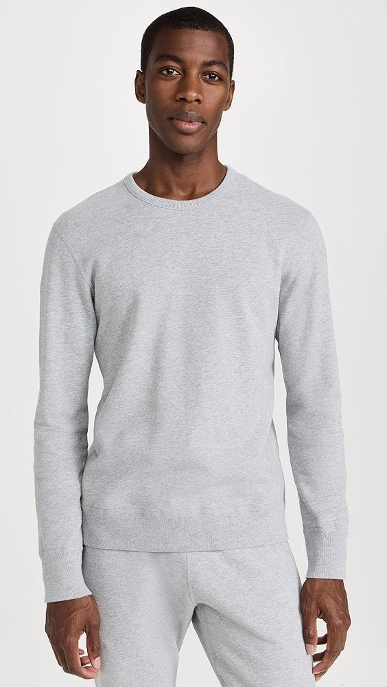 Reigning Champ Midweight Terry Slim Crewneck | Shopbop Product Image