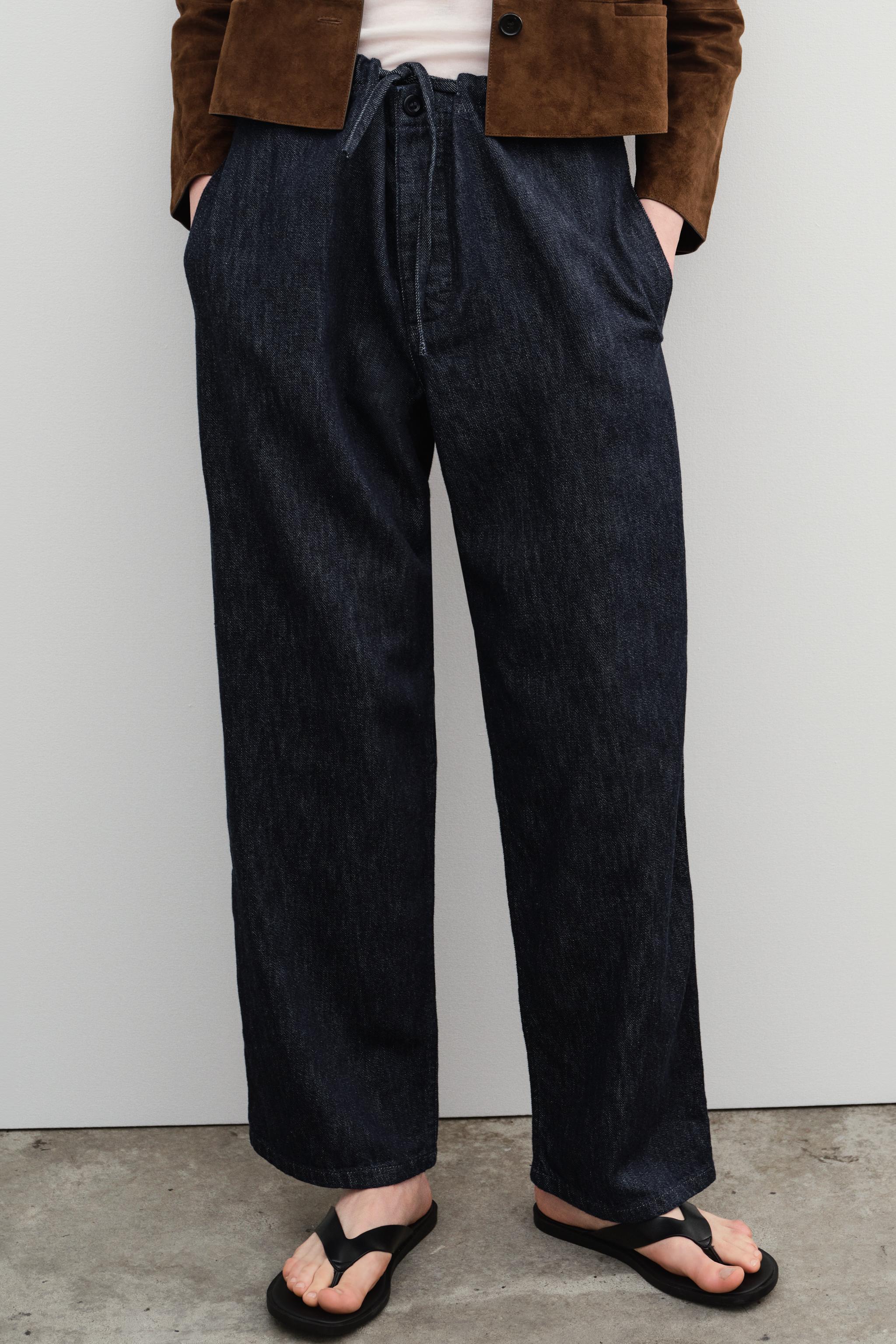STRAIGHT CUT MID RISE JEANS ZW COLLECTION Product Image