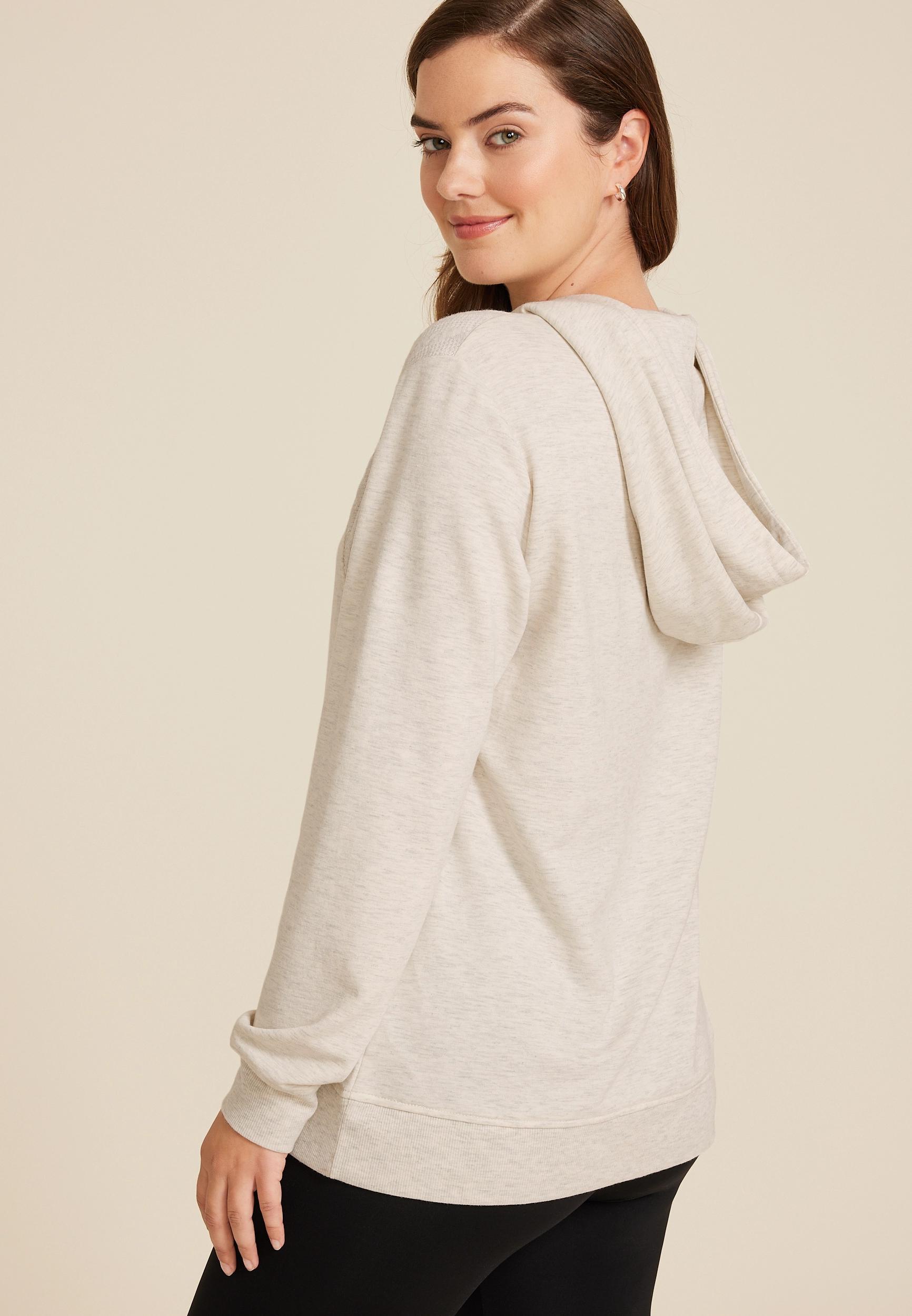 Maurices Womens Homeward Hoodie Gray Size X Small Product Image