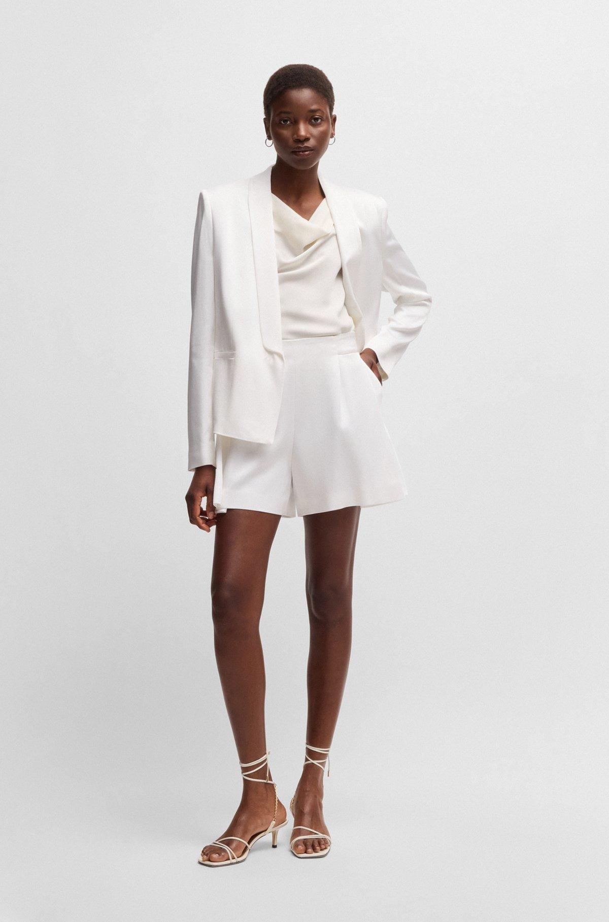 Relaxed-fit shorts with front pleats Product Image