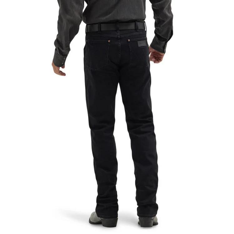 Wrangler Retro® Men's Black Slim Straight Leg Jeans Product Image