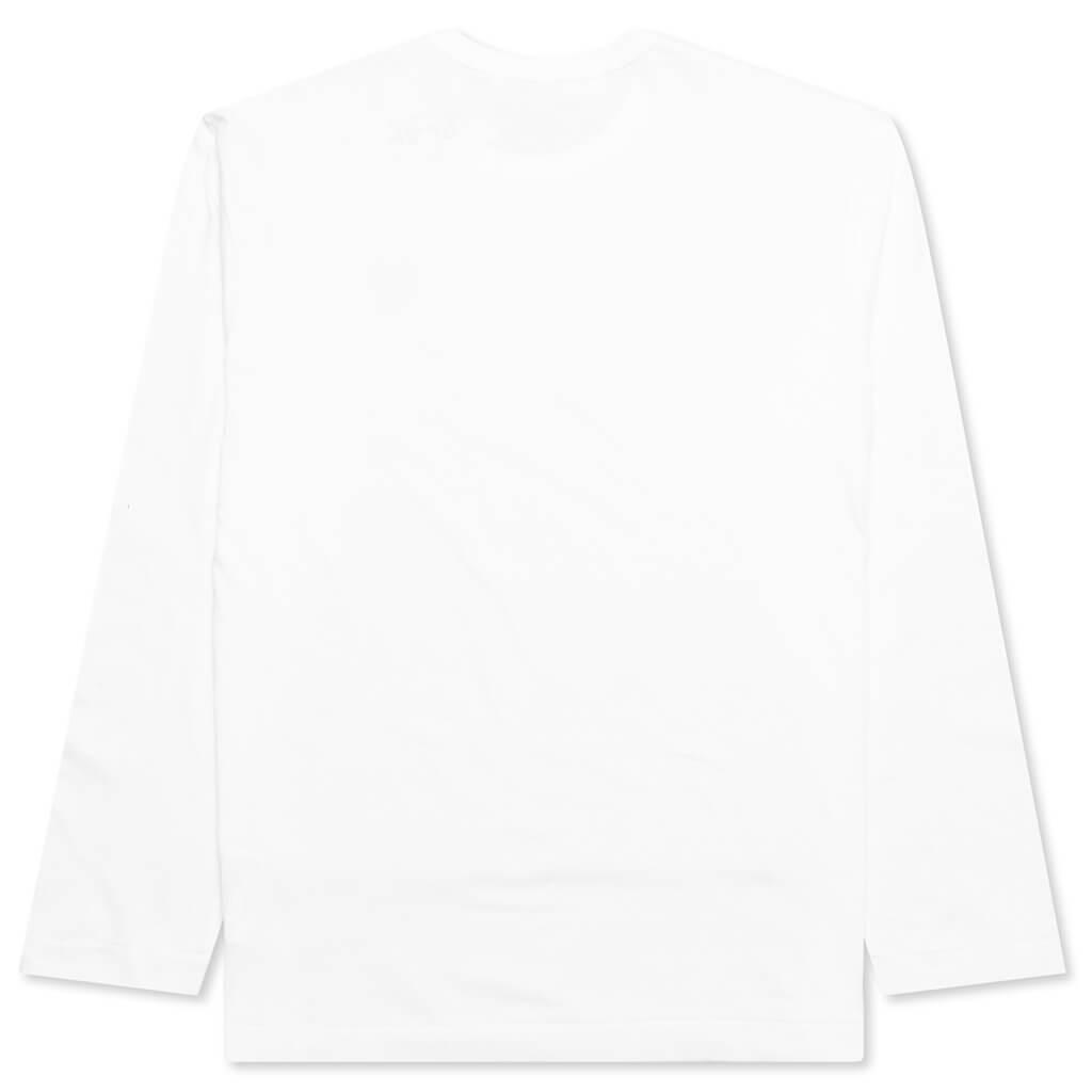 Emblem L/S T-Shirt - White Male Product Image