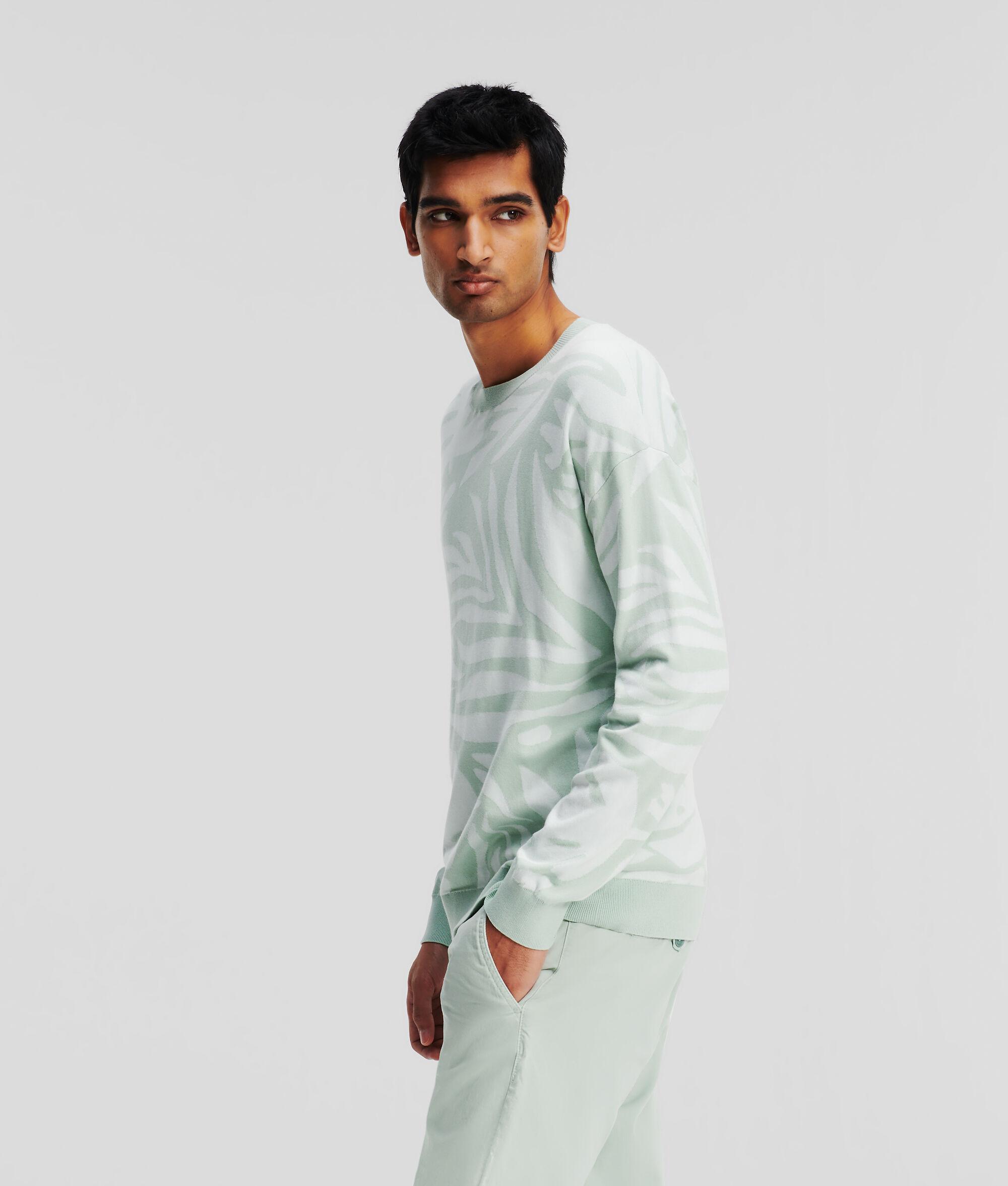 PATTERNED KNIT SWEATER Product Image