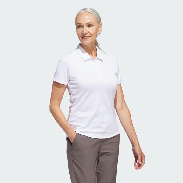 Women's Solid Performance Short Sleeve Polo Shirt Product Image